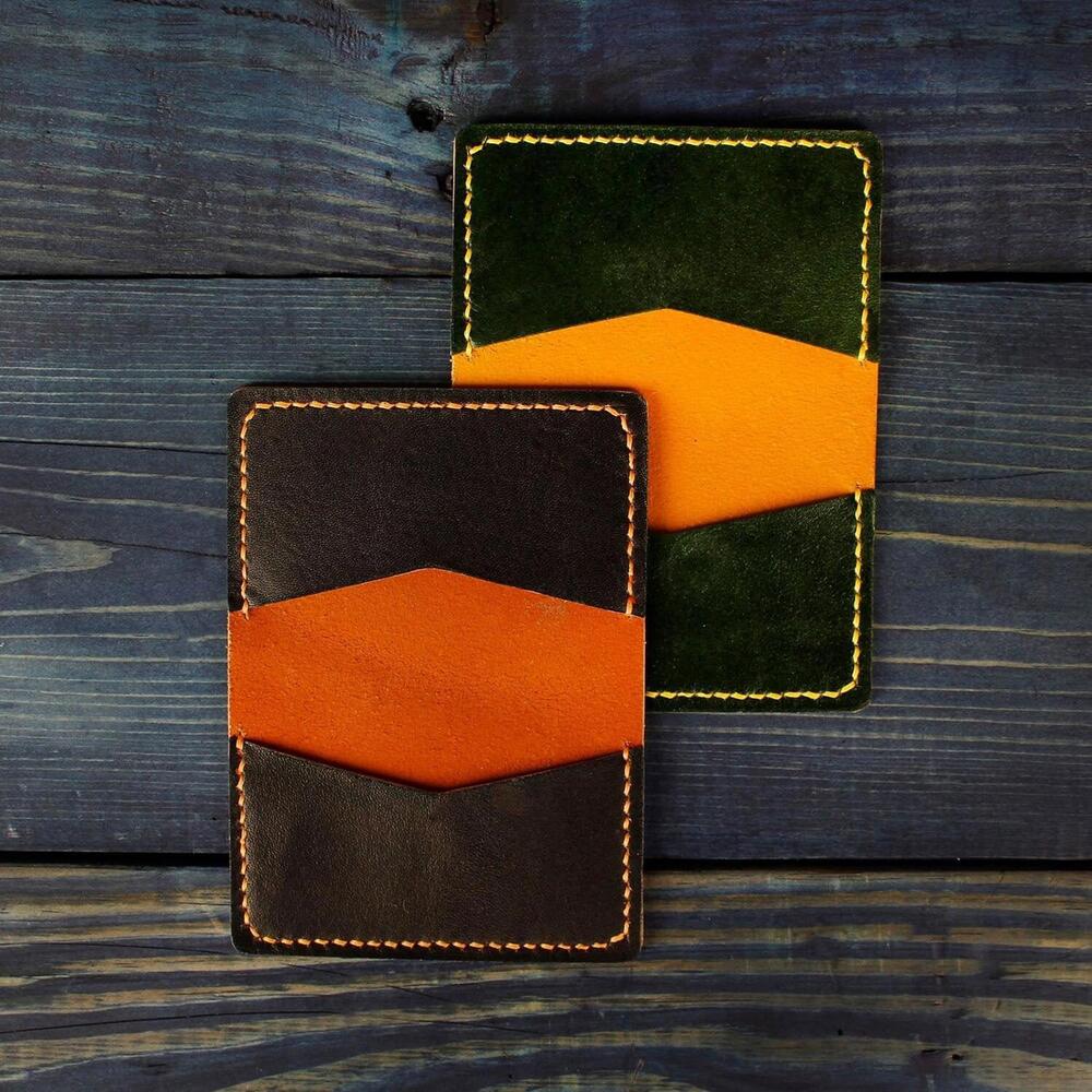 Genuine Leather Card Holder, Leather Credit Card Holder, Business Card Case